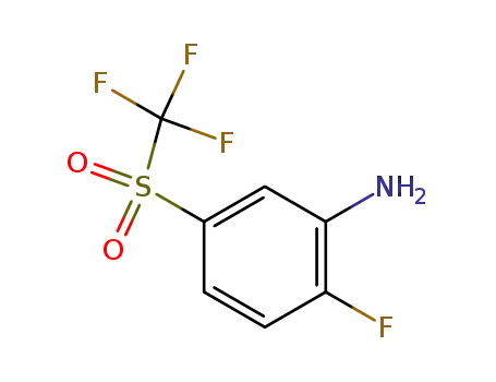 2-fluoro-5-trifluoromethanesulfonyl-aniline