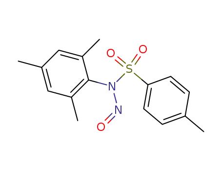 toluene-4-sulfonic acid-(2,4,6-trimethyl-<i>N</i>-nitroso-anilide)