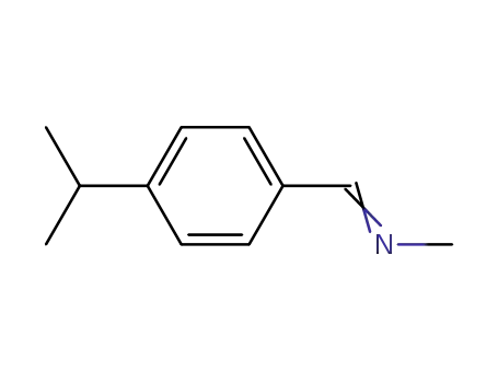 Molecular Structure of 17972-10-0 (Methanamine, N-[[4-(1-methylethyl)phenyl]methylene]- (9CI))