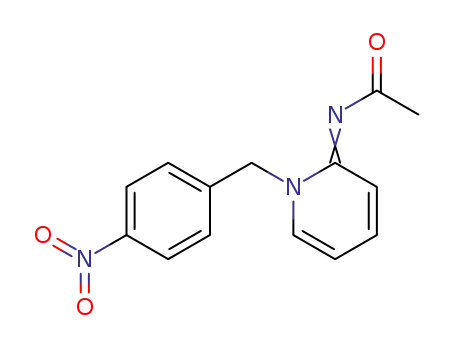 Molecular Structure of 857947-03-6 (<i>N</i>-[1-(4-nitro-benzyl)-1<i>H</i>-[2]pyridyliden]-acetamide)