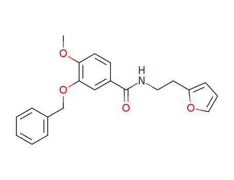 3-benzyloxy-4-methoxy-benzoic acid-(2-[2]furyl-ethylamide)