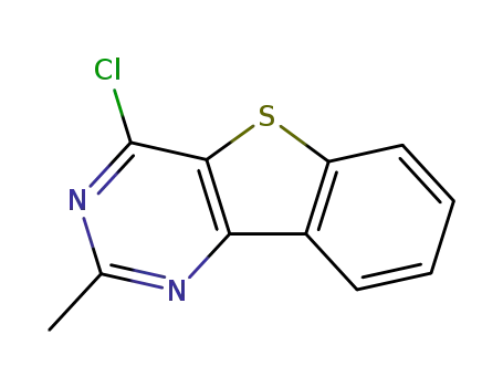 4-chloro-2-methyl-benzo[4,5]thieno[3,2-<i>d</i>]pyrimidine
