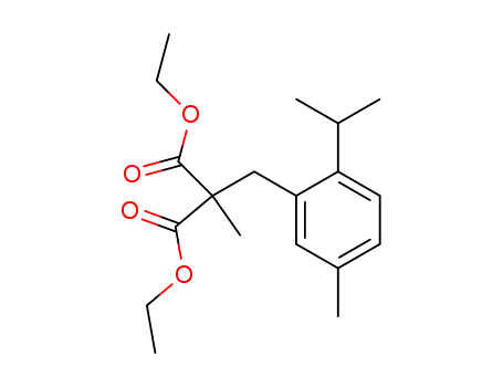 (2-isopropyl-5-methyl-benzyl)-methyl-malonic acid diethyl ester