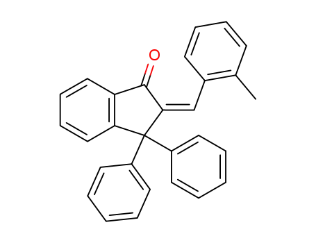 1.1-diphenyl-2-(2-methyl-benzylidene-(<i>seqcis</i>))-indanone-<sup>(3)</sup>
