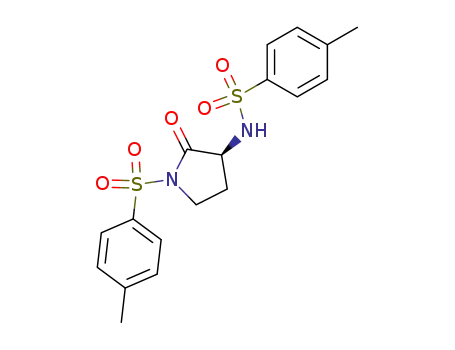 <i>N</i>-[(<i>S</i>)-2-oxo-1-(toluene-4-sulfonyl)-pyrrolidin-3-yl]-toluene-4-sulfonamide