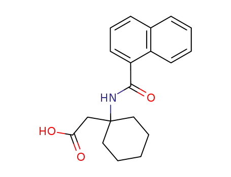 (1-α-Naphthoylamino-cyclohexyl)-essigsaeure