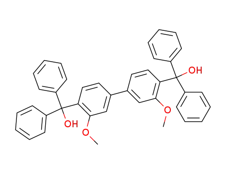 4,4'-Bis-(α-hydroxy-benzhydryl)-3,3'-dimethoxy-biphenyl