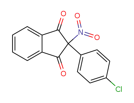 2-(4-chloro-phenyl)-2-nitro-indan-1,3-dione