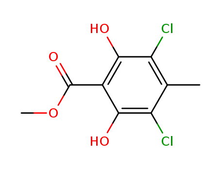 3,5-dichloro-2,6-dihydroxy-4-methyl-benzoic acid methyl ester