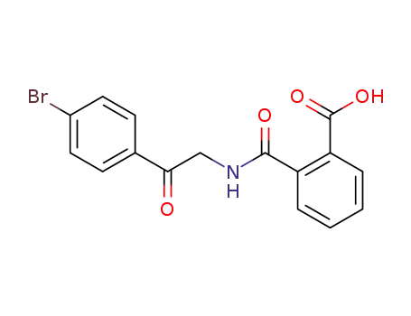 Molecular Structure of 101422-71-3 (<i>N</i>-(4-bromo-phenacyl)-phthalamic acid)