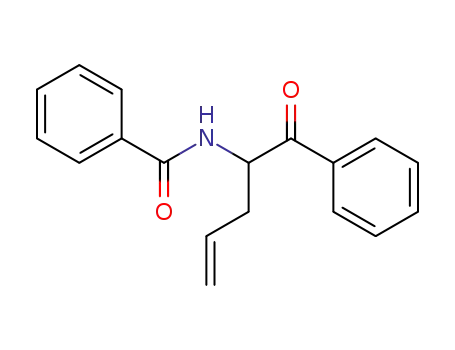 Molecular Structure of 30057-85-3 (N-(1-Benzoyl-but-3-enyl)-benzamide)