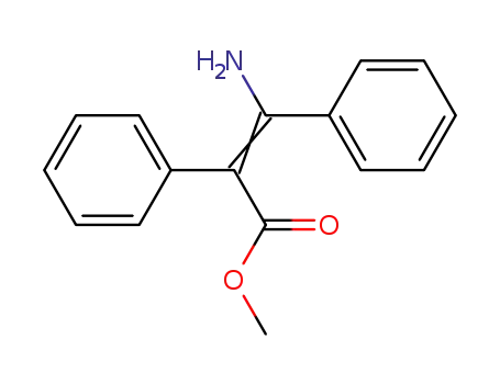 3-amino-2,3-diphenyl-acrylic acid methyl ester