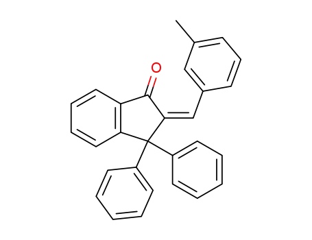 1.1-diphenyl-2-(3-methyl-benzylidene-(<i>seqcis</i>))-indanone-<sup>(3)</sup>