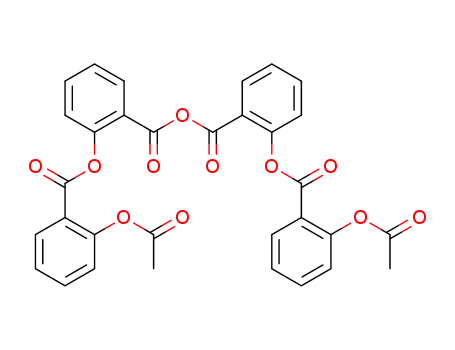Molecular Structure of 124118-53-2 (2-(2-acetoxy-benzoyloxy)-benzoic acid-anhydride)