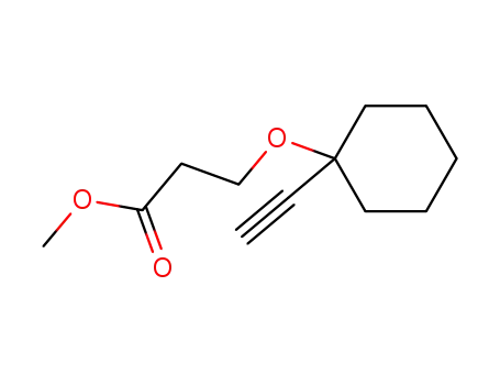 3-(1-ethynyl-cyclohexyloxy)-propionic acid methyl ester