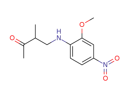4-(2-Methoxy-4-nitro-anilino)-3-methyl-butanon-<sup>(2)</sup>