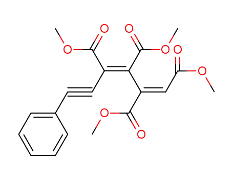 1,2,3,4-tetracarbomethoxy-6-phenyl-hexa-1(E),3-dien-5-yne