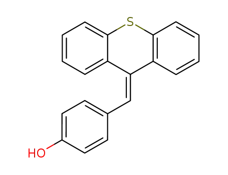 4-thioxanthen-9-ylidenemethyl-phenol