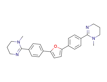 1,1'-dimethyl-1,4,5,6,1',4',5',6'-octahydro-2,2'-(4,4'-furan-2,5-diyl-diphenyl)-bis-pyrimidine
