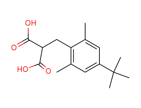 (4-<i>tert</i>-butyl-2,6-dimethyl-benzyl)-malonic acid