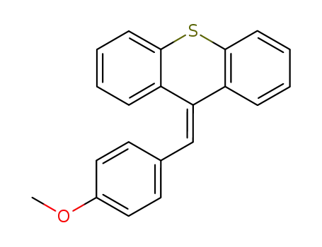 Molecular Structure of 94879-62-6 (9-(4-methoxy-benzylidene)-thioxanthene)