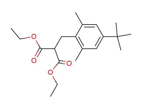 (4-<i>tert</i>-butyl-2,6-dimethyl-benzyl)-malonic acid diethyl ester