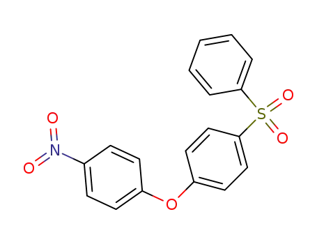 Molecular Structure of 76128-03-5 (Benzene, 1-(4-nitrophenoxy)-4-(phenylsulfonyl)-)