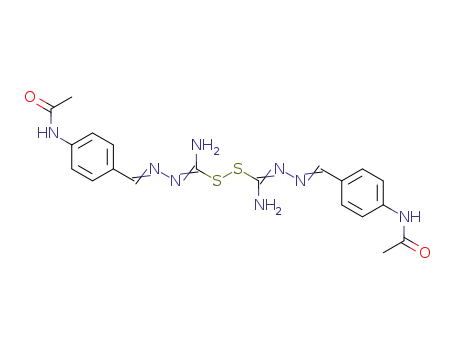 Molecular Structure of 114164-09-9 (<i>N</i>,<i>N</i>'''-bis-(4-acetylamino-benzylidene)-μ-disulfido-dicarboxamidrazone)