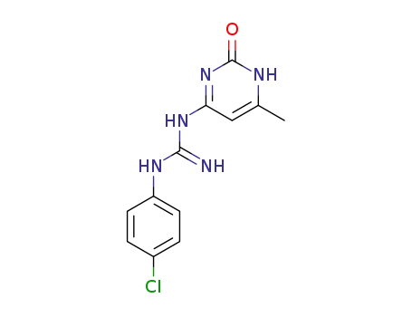 <i>N</i>-(4-chloro-phenyl)-<i>N</i>'-(6-methyl-2-oxo-1,2-dihydro-pyrimidin-4-yl)-guanidine