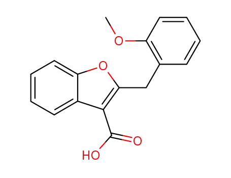 2-(2-methoxy-benzyl)-benzofuran-3-carboxylic acid