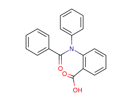 Molecular Structure of 50495-81-3 (<i>N</i>-benzoyl-<i>N</i>-phenyl-anthranilic acid)