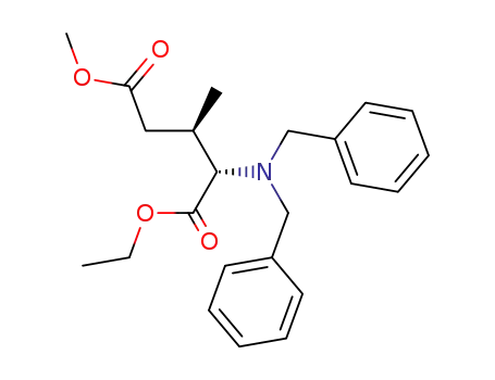 (2S,3R)-2-Dibenzylamino-3-methyl-pentanedioic acid 1-ethyl ester 5-methyl ester