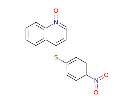 4-(4-nitro-phenylsulfanyl)-quinoline-1-oxide