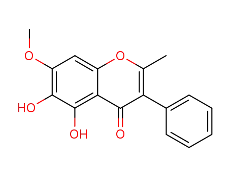 5,6-dihydroxy-7-methoxy-2-methyl-3-phenyl-chromen-4-one
