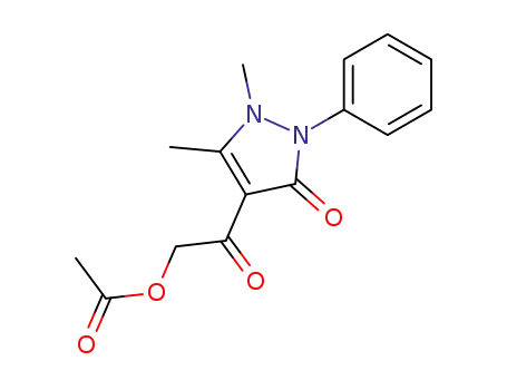4-acetoxyacetyl-1,5-dimethyl-2-phenyl-1,2-dihydro-pyrazol-3-one