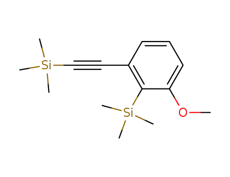 1-Methoxy-2-trimethylsilanyl-3-trimethylsilanylethynyl-benzene