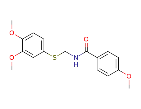 Benzamide, N-[[(3,4-dimethoxyphenyl)thio]methyl]-4-methoxy-
