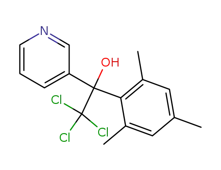 α-Trichlormethyl-α-(2,4,6-trimethylphenyl)-3-pyridinmethanol