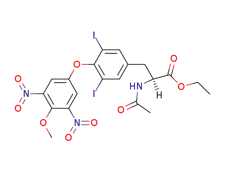<i>N</i>-acetyl-3,5-diiodo-<i>O</i>'-methyl-3',5'-dinitro-L-thyronine ethyl ester
