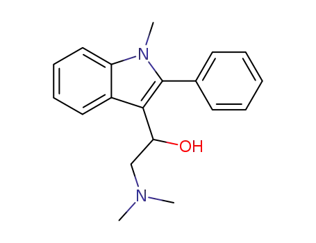 2-dimethylamino-1-(1-methyl-2-phenyl-indol-3-yl)-ethanol
