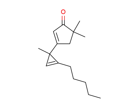5,5-Dimethyl-3-(1-methyl-2-pentyl-cycloprop-2-enyl)-cyclopent-2-enone