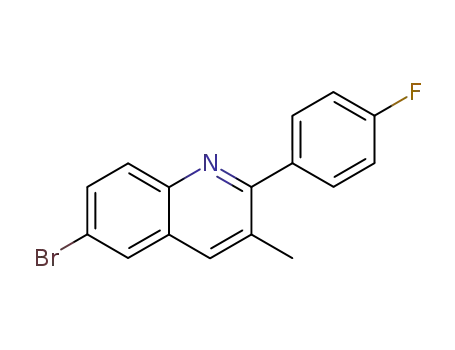 6-bromo-2-(4-fluoro-phenyl)-3-methyl-quinoline