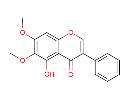 5-hydroxy-6,7-dimethoxy-3-phenyl-chromen-4-one