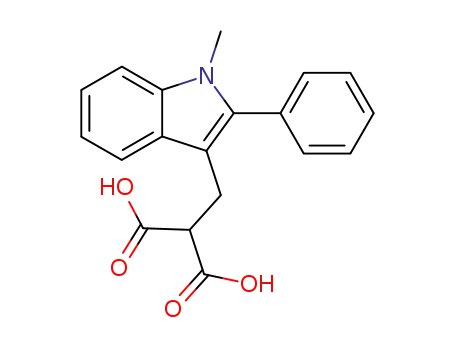 (1-methyl-2-phenyl-indol-3-ylmethyl)-malonic acid