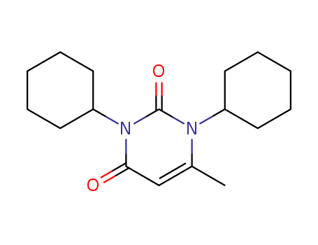1,3-dicyclohexyl-6-methyl-1<i>H</i>-pyrimidine-2,4-dione