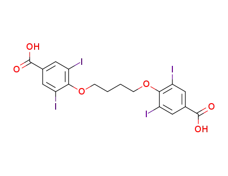 3,5,3',5'-tetraiodo-4,4'-butanediyldioxy-di-benzoic acid