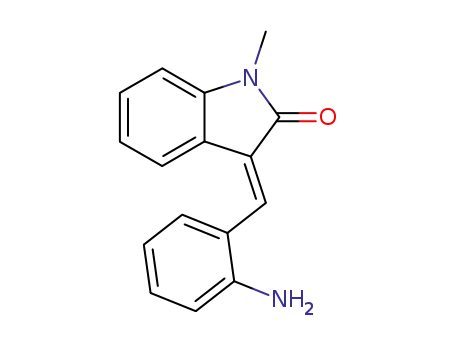 3-((<i>E</i>)-2-amino-benzylidene)-1-methyl-indolin-2-one