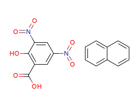 2-Hydroxy-3,5-dinitro-benzoic acid; compound with naphthalene