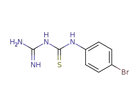 Molecular Structure of 34678-12-1 (<i>N</i>-(4-bromo-phenyl)-<i>N</i>'-carbamimidoyl-thiourea)