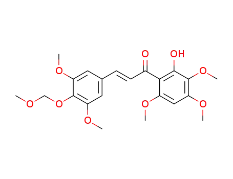 2'-hydroxy-3,5,3',4',6'-pentamethoxy-4-methoxymethoxy-<i>trans</i>-chalcone